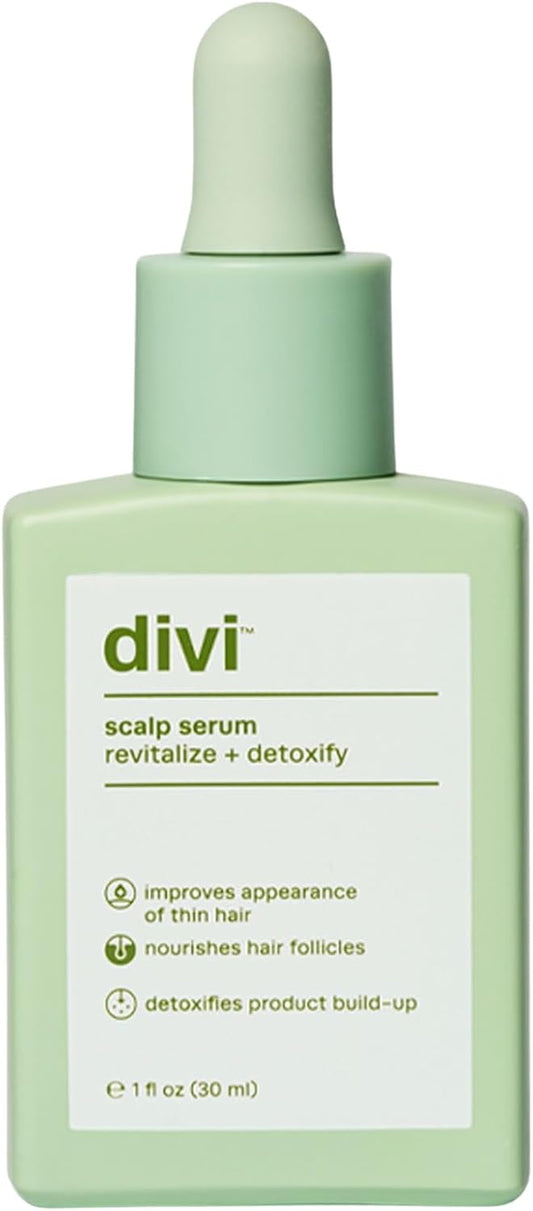 divi Scalp Serum for Thinning Hair, 30ml – Clinically Tested, Nourishing Formula with Amino Acids, Caffeine & Rosemary Oil – Promotes Healthy Scalp & Fuller-Looking Hair, Reduces Oil & Product Buildup
